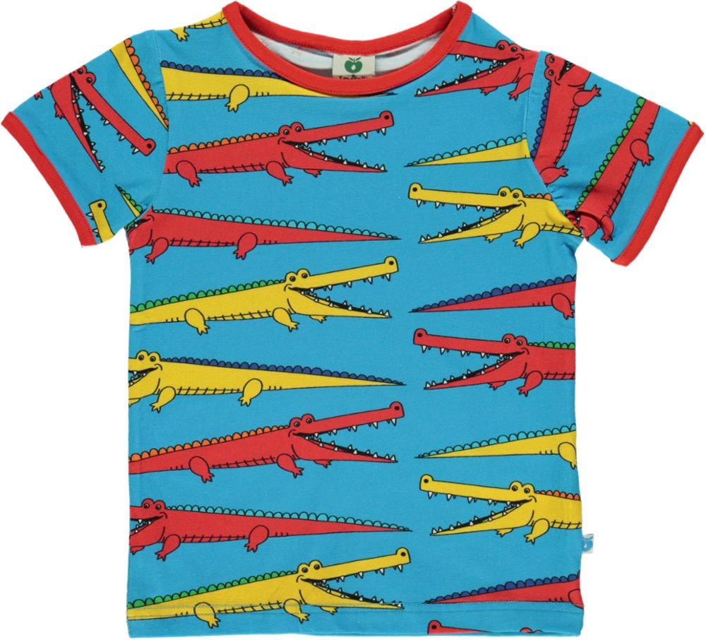 T-shirt with crocodiles