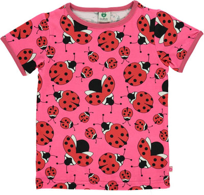 T-shirt with ladybirds