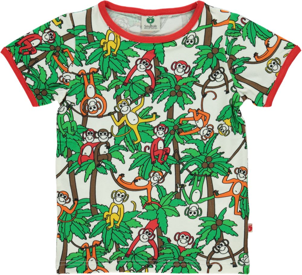 T-shirt with monkies