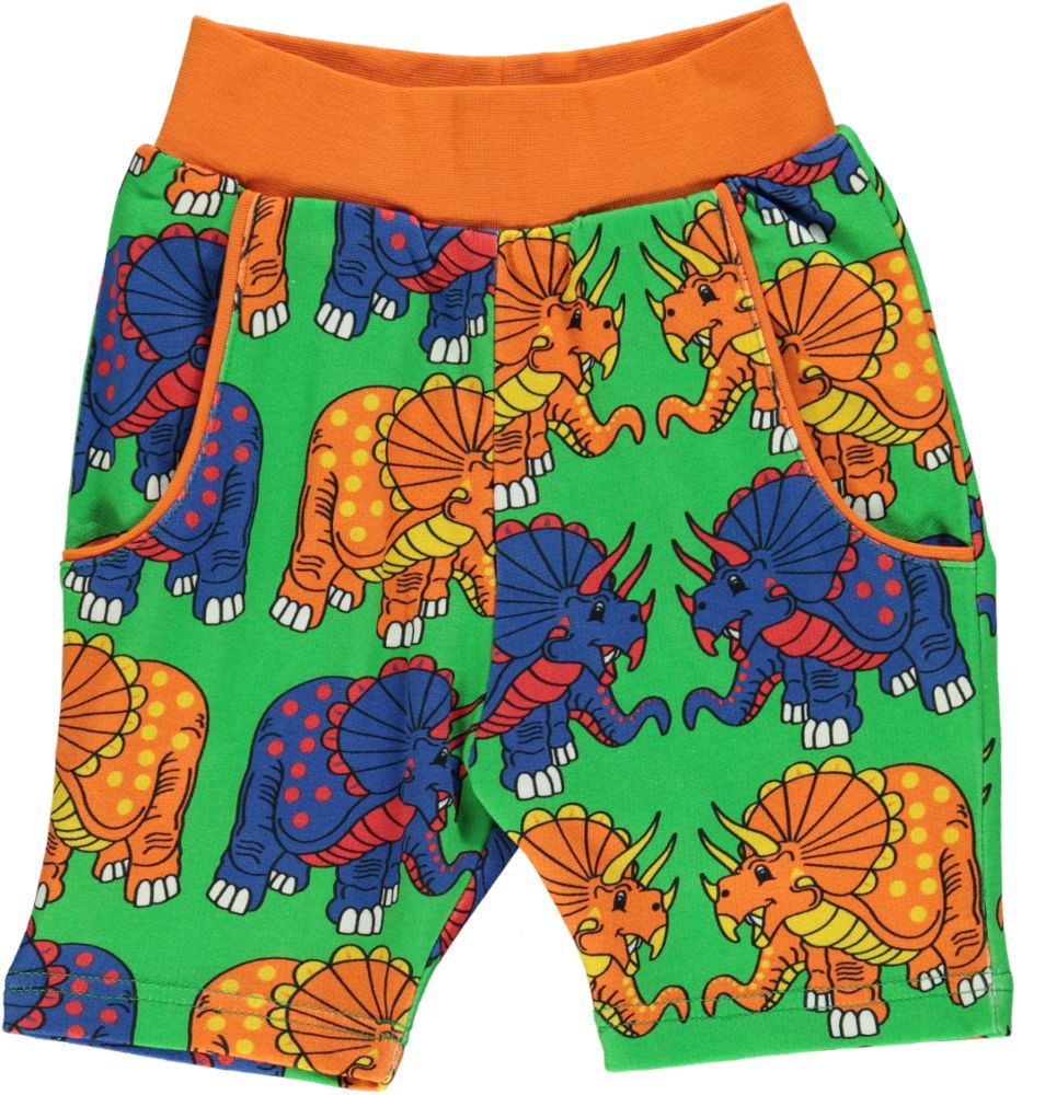 Shorts with dinosaurs