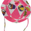 UV50 Swim hat with wide brim and summer vacation symbols