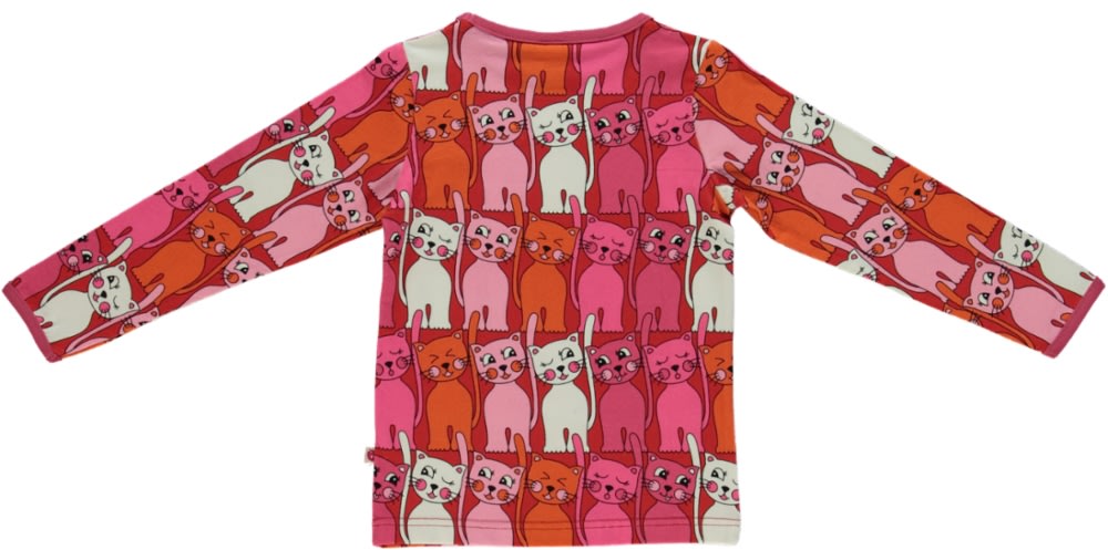 Long sleeved top with cats