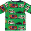 Long sleeved top with emergency vehicles
