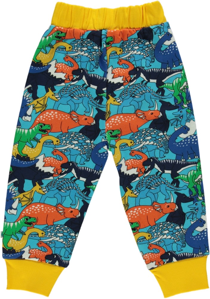 Sweatpants with dinosaurs
