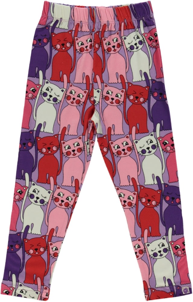 Leggings with cats