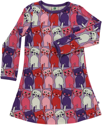 A-line dress with cats