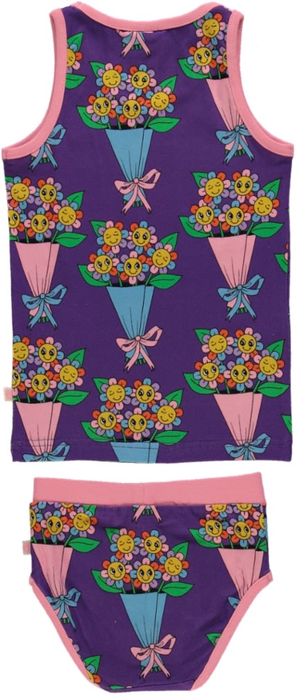 Underwear set with flowers