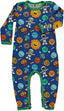 Long-sleeved baby suit with space and planets