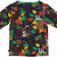 Long-sleeved top with forrest animals