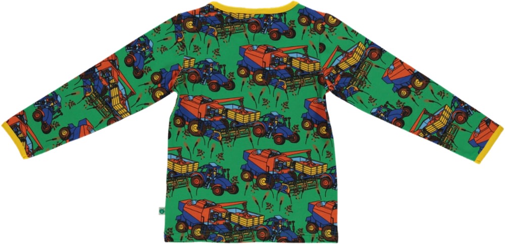 Long-sleeved top with harvesters