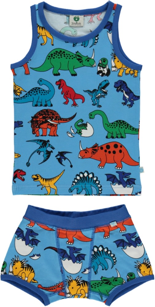 Underwear set with dinosaurs