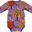 Long-sleeved baby body with forrest landscape