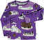 Long-sleeved blouse with winter animals