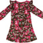 Dress LS. With Ruffle Detail, Owl in Tree