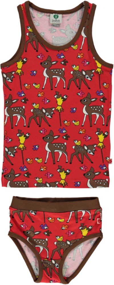 Underwear Set, Deer, Hare & Birds
