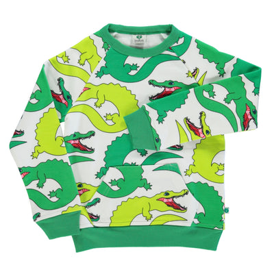 Sweatshirt with crocodiles