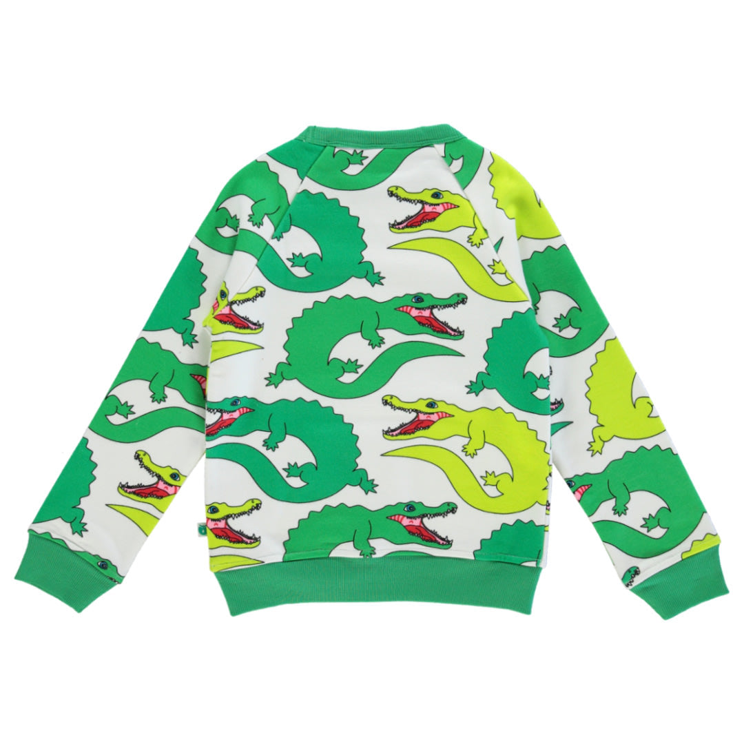 Sweatshirt with crocodiles