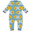 Long-sleeved baby suit with sun and moon