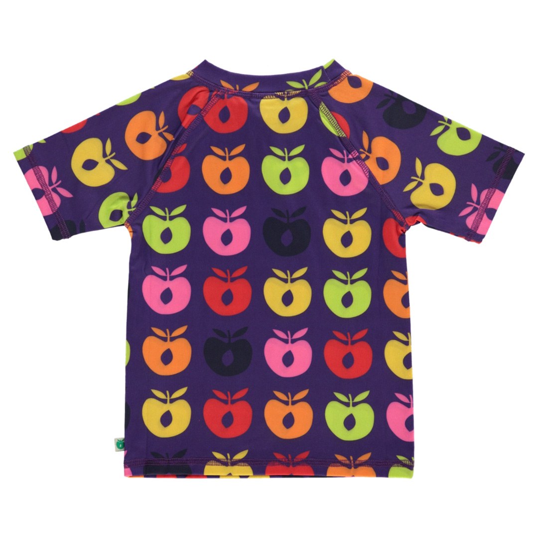 UV50 t-shirt for children with retro apples